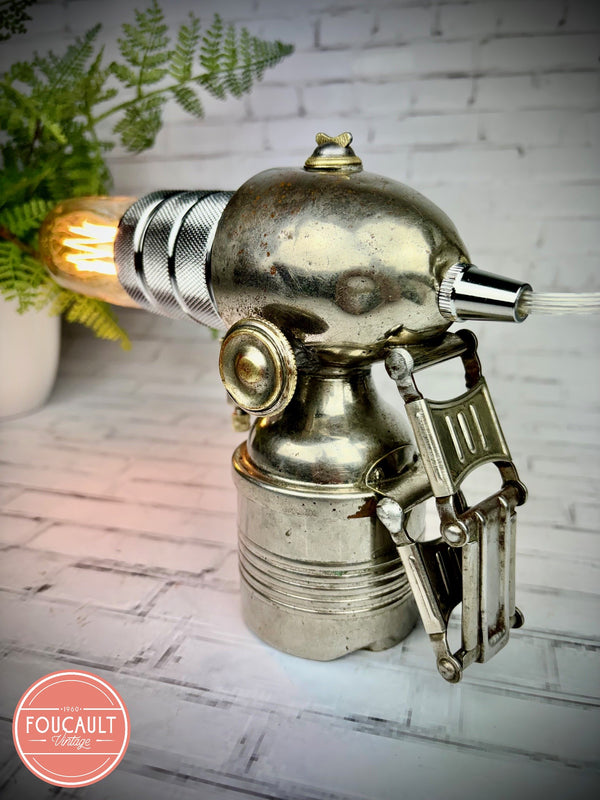 Antike Karbit Fahrradlampe