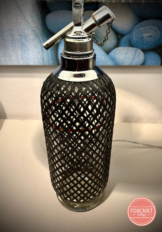 Siphonflasche mit Netzgitter