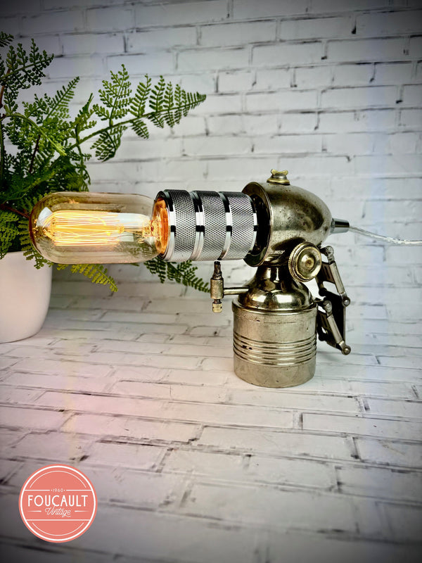 Antike Karbit Fahrradlampe