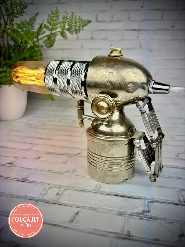 Antike Karbit Fahrradlampe